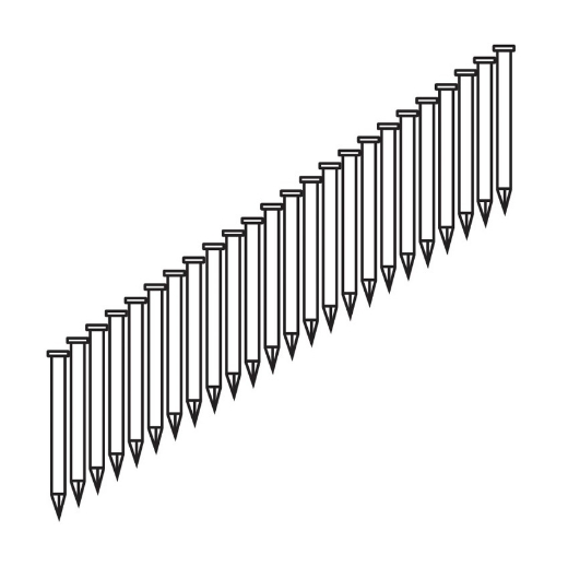 Afbeeldingen van Hewitool nagel MC34 - 3.3x38mm blank staal glad (1000st) - FTMC343338