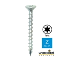 Afbeeldingen van 200st. Woodies® Ultimate houtschroef voldraad Torx TX20 met verzonken kop 3.5x12 verzinkt