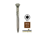 Afbeeldingen van Woodies® Ultimate vlonderschroef  Torx TX20 met verzonken kop 5x40/24 rvs 410