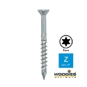 Afbeeldingen van 200st. Woodies® Ultimate MDF-schroef Torx TX20 met verzonken kop 3.5x40/24 verzinkt