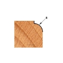 Afbeeldingen van CMT Holle radiusfrees zonder opstaande kant D=19.1x12.7mm R=3.2 L=54mm S=8mm Z2 HW - 938.190.11