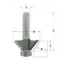 Afbeeldingen van CMT Afkantfrees met kogellager 45° S=8mm L=45mm D=32.5mm I=10mm Z2 DP RH - 936.280.61