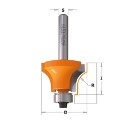 Afbeeldingen van CMT Kruishoutverbindingsfrees prof. C D=28x19mm R=10 L=61mm S=8mm Z2 HW - 955.308.11F