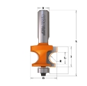 Afbeeldingen van CMT Kantenfrees met kogellager D=25.4x18.6mm R=4.75 L=61mm S=8mm Z2 HW - 961.048.11