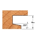 Afbeeldingen van CMT Handgreepfrees D=36x16mm L=60mm S=12mm Z2 HW - 955.606.11