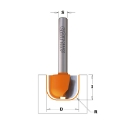 Afbeeldingen van CMT Houten vaatwerk frees D=19x16mm R=6.4 L=54mm S=8mm Z2 HW - 951.002.11