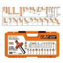 Afbeeldingen van CMT 26-delige frezenset in oranje opbergkoffer S=8mm Z2 HW - 900.003.00