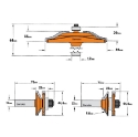 Afbeeldingen van CMT 3-delige keukendeurfrezenset profiel A2 S=12mm Z2 HW - 900.513.11