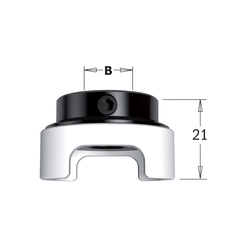 CMT Meerdraaiende Diepte Instelring In Delrin® B=10mm K=19mm D=26mm ...