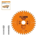 Afbeeldingen van CMT Afkortcirkelzaag voor draagbare machines, voor massief hout 125x20x2.4mm Z36 HW - 292.125.36H