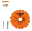 Afbeeldingen van CMT Afkortcirkelzaag voor draagbare machines, voor massief hout 184x30x2.6mm Z40 HW - 292.184.40M