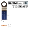 Afbeeldingen van CMT Multitoolzaagblad Fein Supercut voor hout & metaal W=28mm I=48mm Bim 8% Co, 50 stuks - OMS11-X50