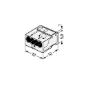 Afbeeldingen van Wago 243-144 Micro-lasklem 4 draads 0.4mm² > 0.5mm²