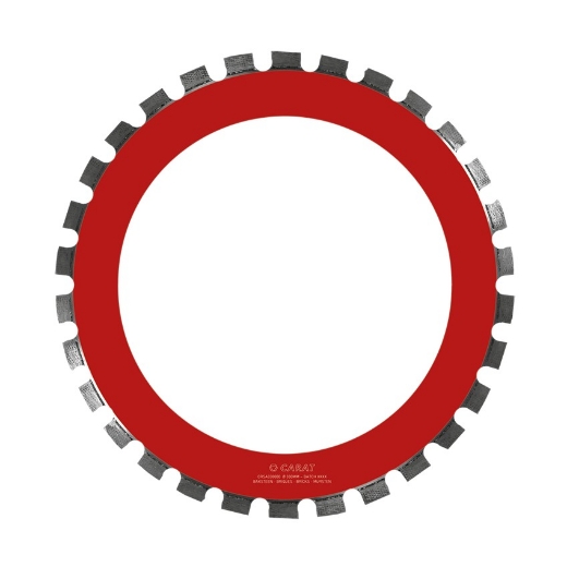 Afbeeldingen van Carat diamant ringzaag CRSA incl. aandrijfwiel 330mm - baksteen, - Carat RS-3300 - CRSA330000