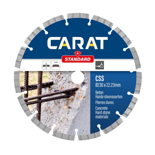 Afbeeldingen van Carat diamantschijf CSS standaard 300x25.4mm - beton - CSS3004000