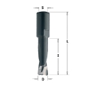 Afbeeldingen van CMT Speciale drevelboor voor Festool - Domino D=6mm I=28mm LT=49mm S=M6x0.75x21mm Z2 RH HW - 380.060.11