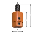 Afbeeldingen van CMT Boorhouder D=16mm S=M8 LH - 301.080.02