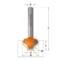 Afbeeldingen van CMT Klassieke profielfrees D=12.7x8mm R=2 L=51mm S=8mm Z2 HW - 965.002.11