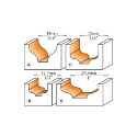 Afbeeldingen van CMT Klassieke profielfrees D=12.7x8mm R=2 L=51mm S=8mm Z2 HW - 965.002.11