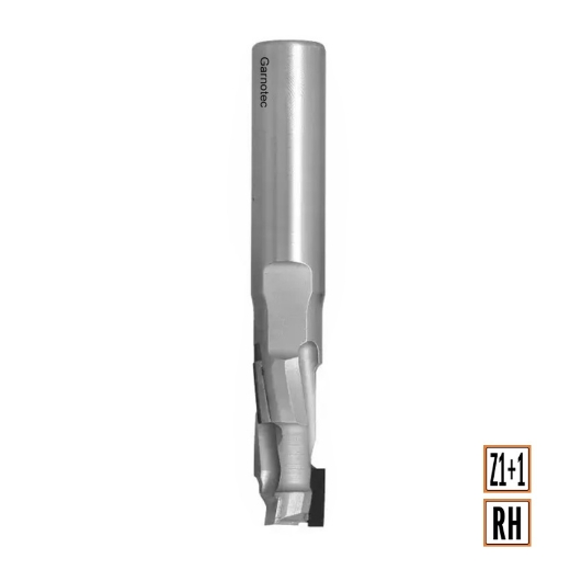 Afbeeldingen van CMT Diamantfrees D=12mm I=25mm S=12x40mm L=73mm Z1+1 (3 PCD+1 HM) PCD H 2.5mm RH - 140.321.61