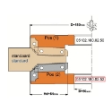 Afbeeldingen van CMT Bossingfrees 05102 D=180mm B=50mm Z2+2mm HD=54mm - 05102.180.02.52