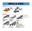 CMT Hard metaal zaagblad voor roestvast staal 355x25.4x2.2mm Z90 HW - 226.590.14