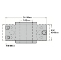 Afbeeldingen van CMT 13-delige profielfreesset (MEC) D=100mm B=30mm Z2 Hh=40-50mm HD=25mm - 692.013.06