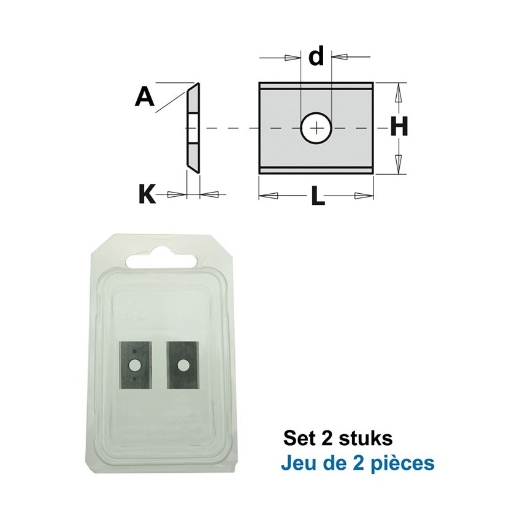 Afbeeldingen van CMT Wisselmessen L=7.65x12x1.5mm 35° Z2 HWM KCR08/S1920, 2 stuks - 790.076.06PP