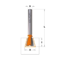 Afbeeldingen van CMT Zwaluwstaartfrees D=9.5x9.5mm 9° L=52mm S=8mm Z2 HWM - 918.095.11