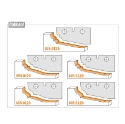 Afbeeldingen van CMT Bossingfrees met WPL messen met speciale alu. legering D=180mm B=30mm Z2 Hh=25mm HD=65mm - 694.012.30