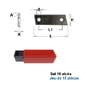 Afbeeldingen van CMT Reserve mes L=36x12x1.5mm 35° Z4 HWM HC05/F1730, 10 stuks - 790.360.01