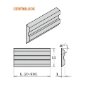 CMT Centrolock schaafmes L=130x16x3mm Z2 HSS M42 - 795.131.16