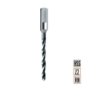 CMT HSS boren voor ANUBA® - paumellescharnieren D=5mm d=3.8mm I=20mm LT=75mm S=10X35mm Z2 RH HSS - 515.091.51