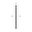 Labor dakdekkersboor HSS-G geslepen, 4.9x30/70mm, 130° splitpoint (10st) - AR490070-10BAG