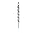 Labor Azobé slangenboor no-axis, zeskant 8.5x155/230mm - FZ085230-1KOO