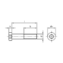 Afbeeldingen van Inbusbout met lage cilinderkop Din 7984 M5x5 inox A4 (S3)