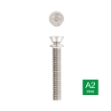 Afbeeldingen van Afbreekschroef met breekpunt 18-25Nm M8x45 inox A2