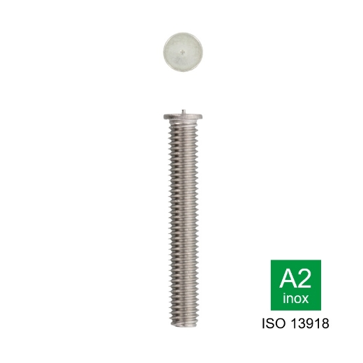 Afbeeldingen van Lasbout type PT ISO 13918 M10x30 inox A2