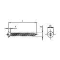 Afbeeldingen van Antidiefstal plaatschroef met tweegatsaandrijving en bolverzonken kop 4.8x13 inox A2 (SP10)