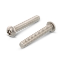 Afbeeldingen van Antidiefstalbout met torxaandrijving met pin en bolle kop M3x16 inox A2 (TX10-Pin)