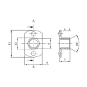 Afbeeldingen van Lasmoer / Hulsmoer type 9060AS M6 (d19/h7.5) inox A2