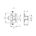 Afbeeldingen van Lasmoer / Hulsmoer type 9060B M10 (d26/h10.5) inox A2