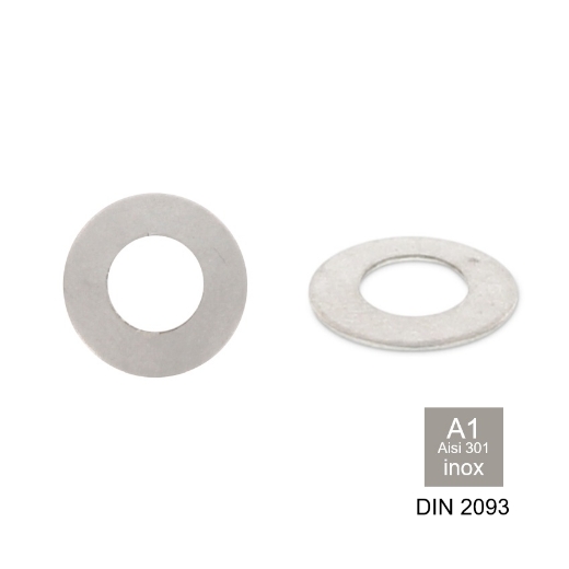 Afbeeldingen van Schijfveerring Din 2093 (8x3.2x0.5) inox A1 - AISI 301