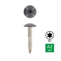 Afbeeldingen van Trespaschroef Torx TX20 gelakt Ral 7012 (Basaltgrijs) 5.5x25 inox A2