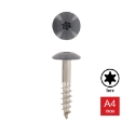 Afbeeldingen van Trespaschroef Torx TX20 gelakt Ral 7012 (Basaltgrijs) 5.5x45 inox A4