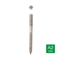 Afbeeldingen van Stokeinde / Stokschroef met Torx aandrijving en 6-kant sleutelvlak M10x150 inox A2 (TX25+SW8)