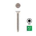 Afbeeldingen van Plaatschroef met verzonken kop Torx TX15 Din 7982C-T 3.9x16 inox A2