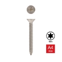 Afbeeldingen van Plaatschroef met verzonken kop Torx TX25 Din 7982C-T 5.5x22 inox A4