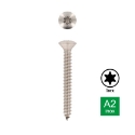 Afbeeldingen van Plaatschroef met bolverzonken kop Torx TX15 Din 7983C-T 3.5x45 inox A2