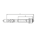 Afbeeldingen van Snelbouwanker voor zware lasten ETA-11/0196 8x4/68 inox A4